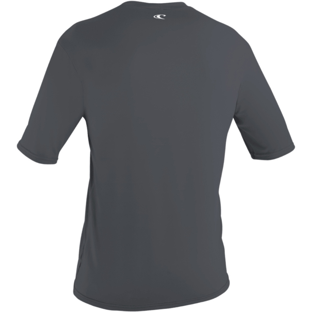 2026 O'Neill Mens Basic Skins Short Sleeve Sun Shirt 5715 - Graphite